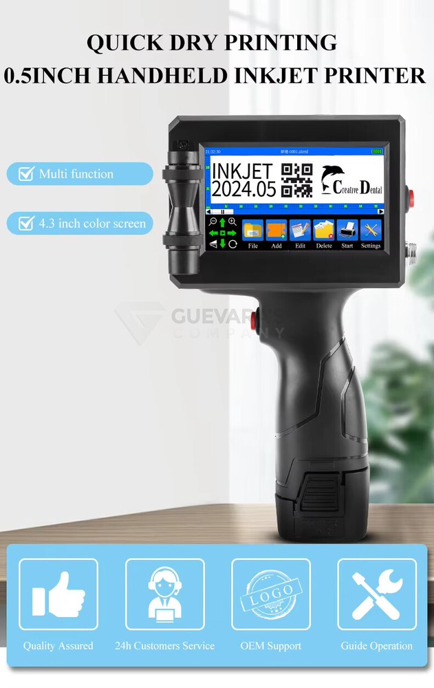 Handheld Inkjet Printing Machine Batch Expire Date Printer