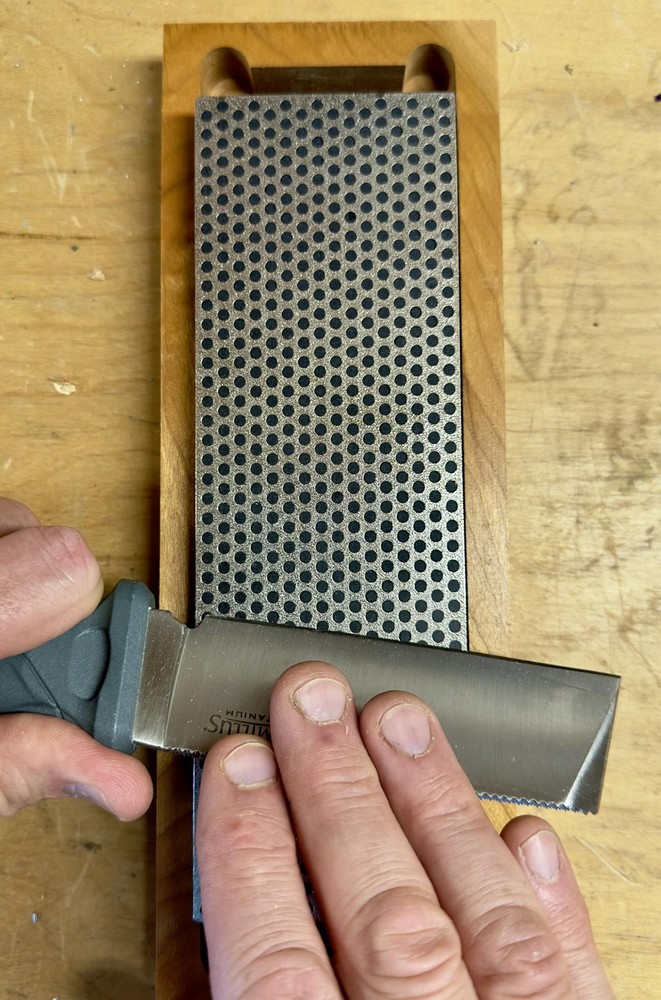 Diamond Machining Technology (DMT) 8" Diamond Whetstone Bench Stone, Extra Coars