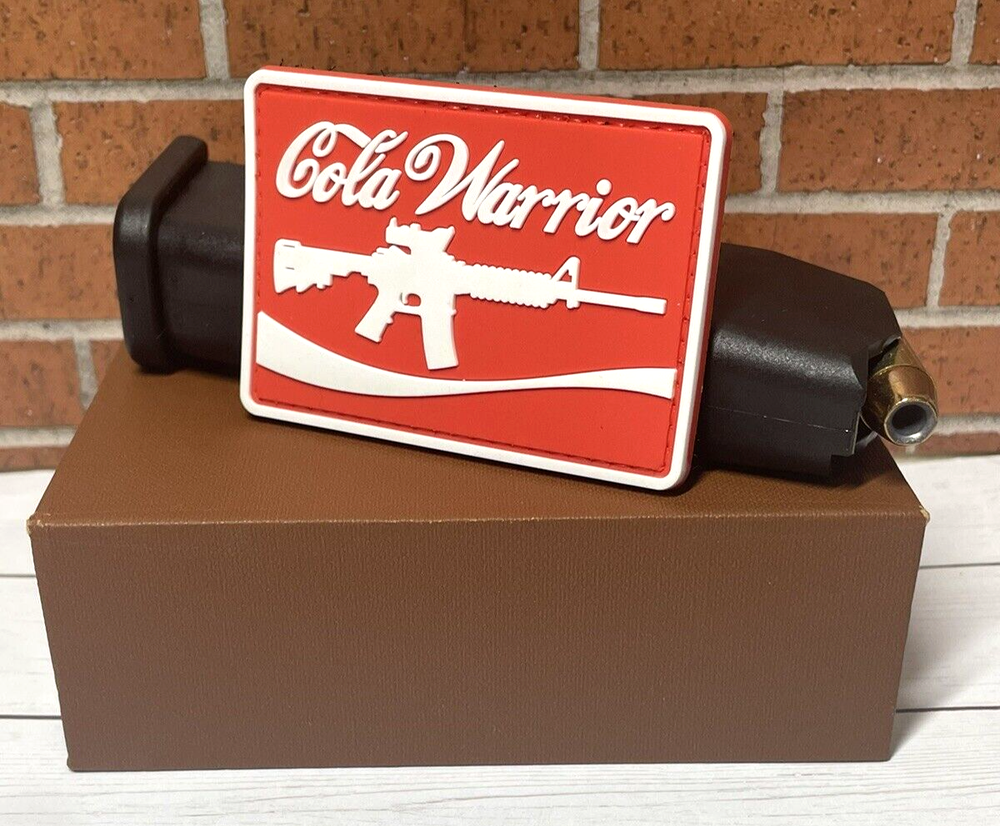 Cola Warrior PVC Patch - Tactical Morale Gun Patch - AR15 Assault Rifle Patch