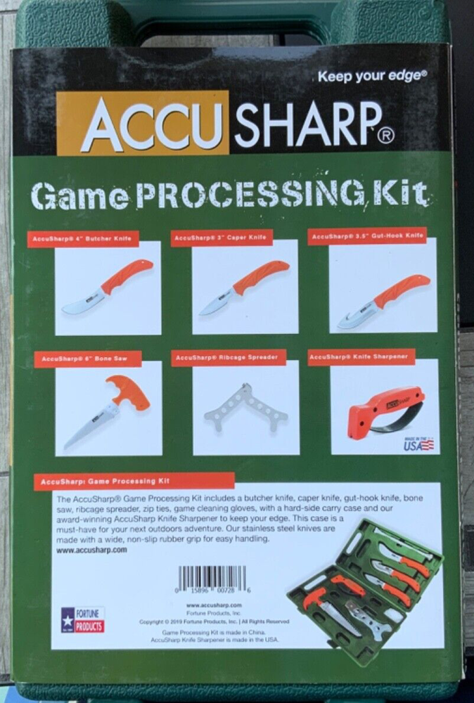 ACCU SHARP Game Processing 9 Piece Kit