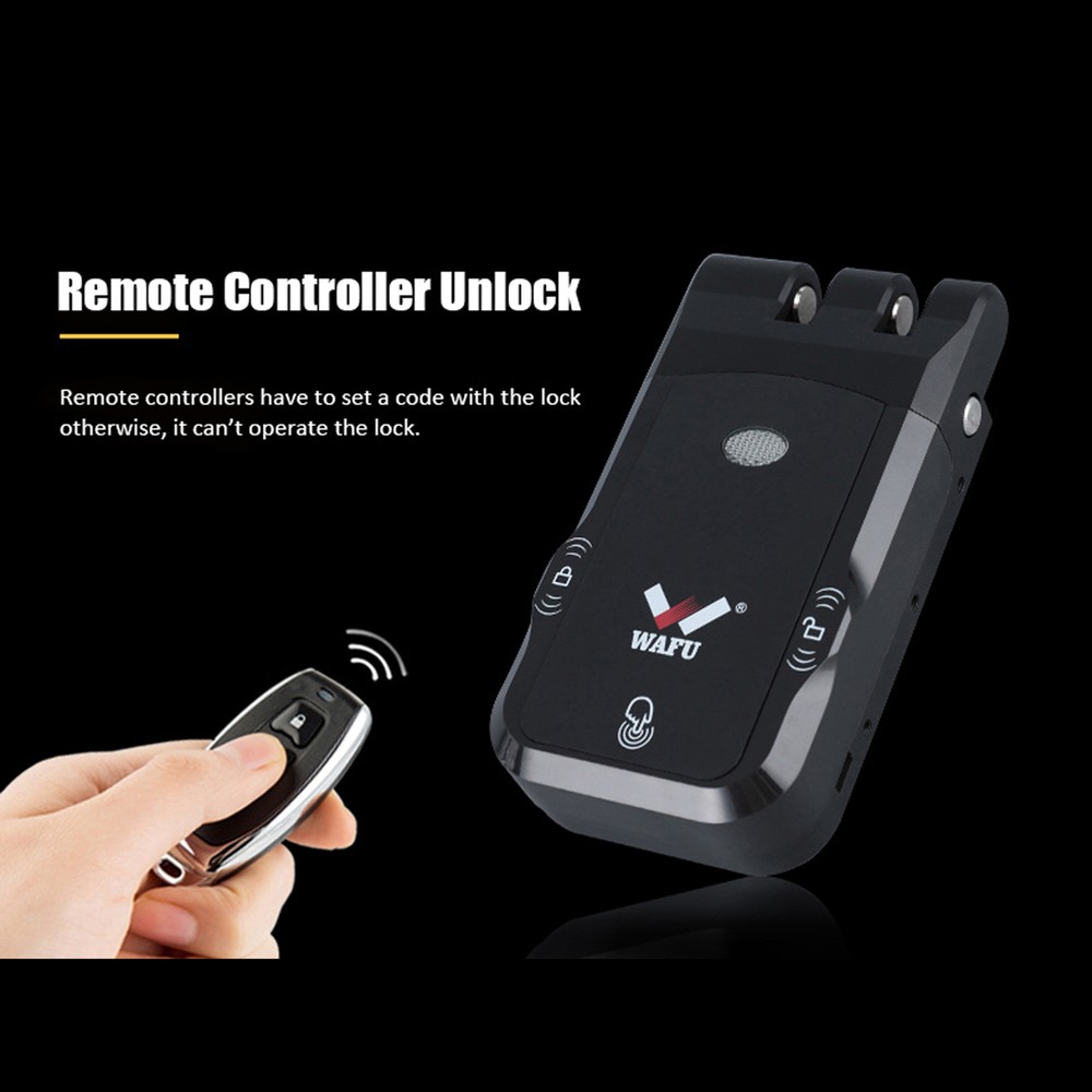 WAFU Lock Electronic Keyless Door Lock Invisible Keyless C4I7