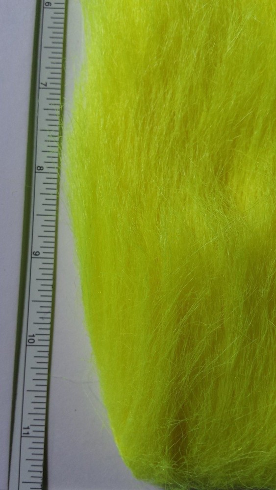 HARELINE DUBBIN " EXTRA SELECT CRAFT FUR " FL. YELLOW Fly Tying