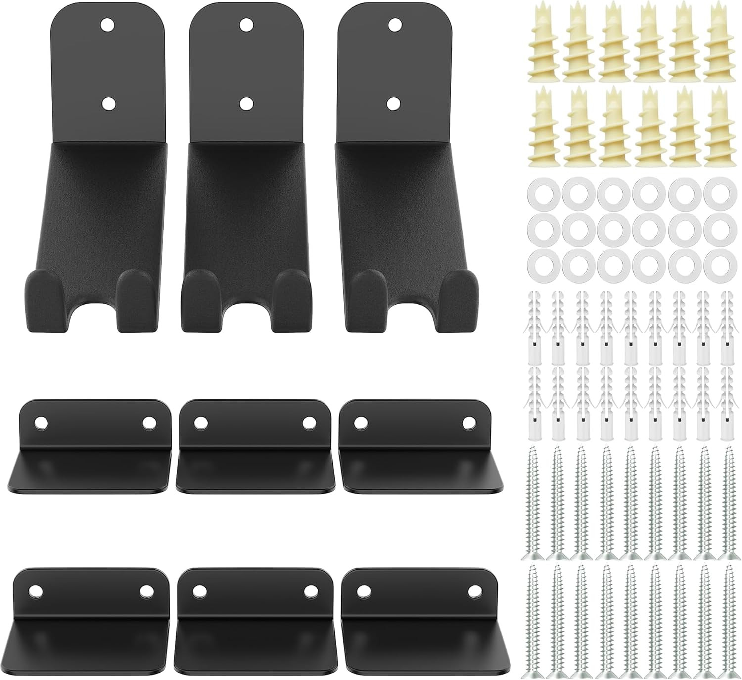 Wall-Mounted Bike Pedal Hanger, Heavy Duty Horizontal Bike Rack for Garage Wall,