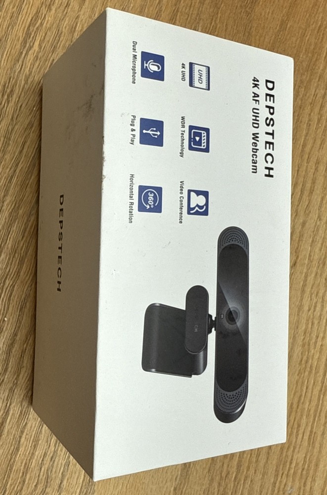 DEPSTECH 4K FHD Webcam Sony Sensor Autofocus USB Computer Streaming Web Camera