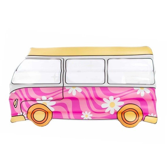 PoolCandy Retro Van Deluxe Pool Raft 60" Inflatable Float VW Beach Bus