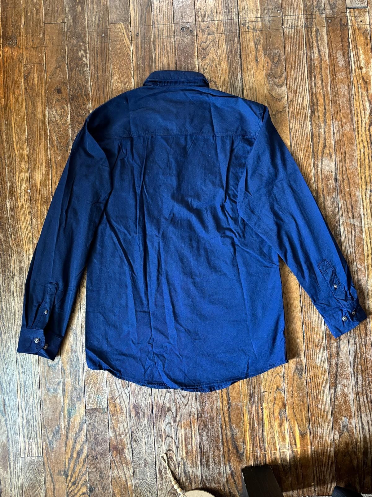 Carhartt FR CAT2 NFPA Flame Resistant Navy Blue Work Shirt