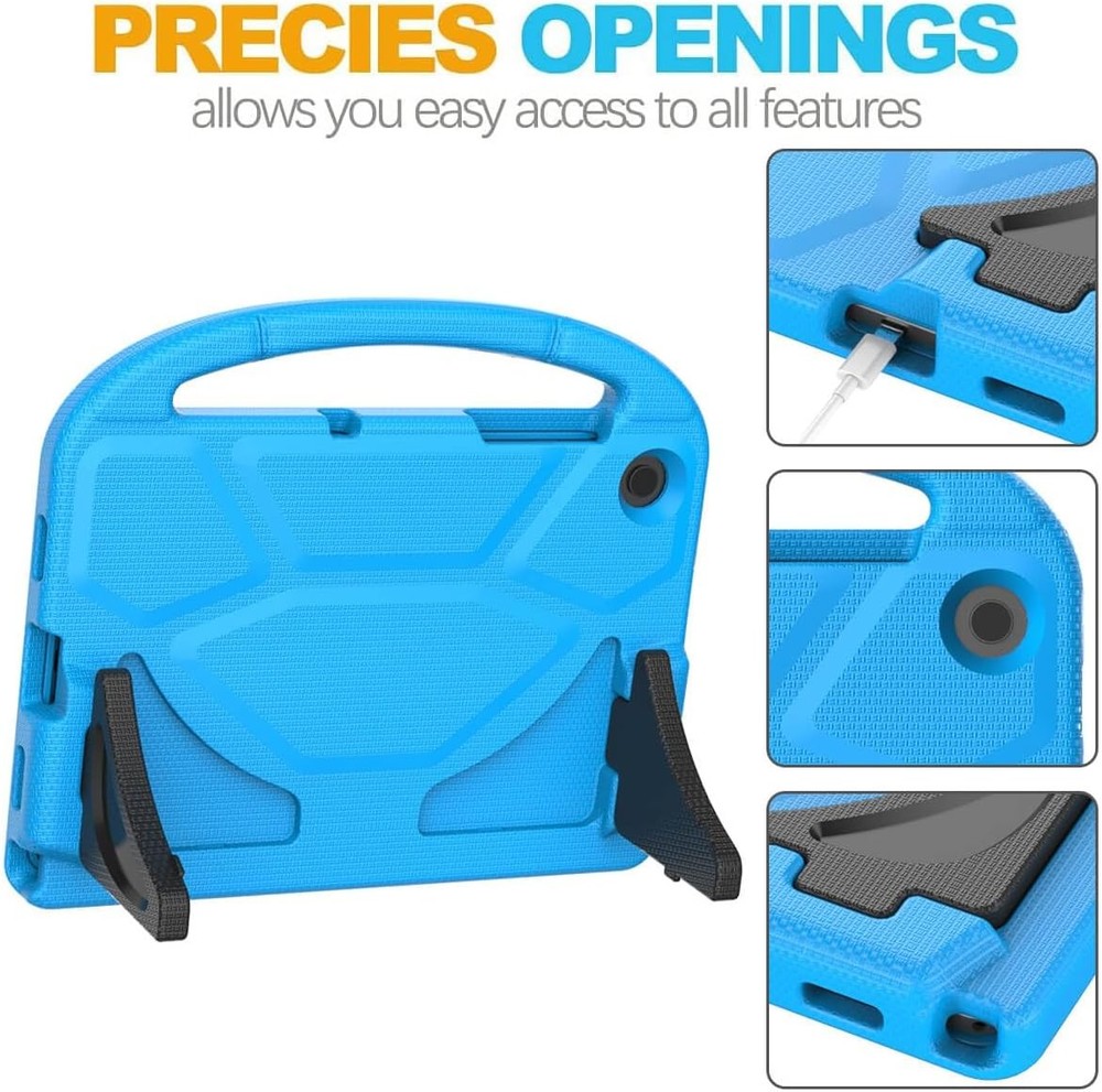 Case for Samsung Galaxy Tab A11 Plus 2025, Built-in Screen Protector, Shockproof