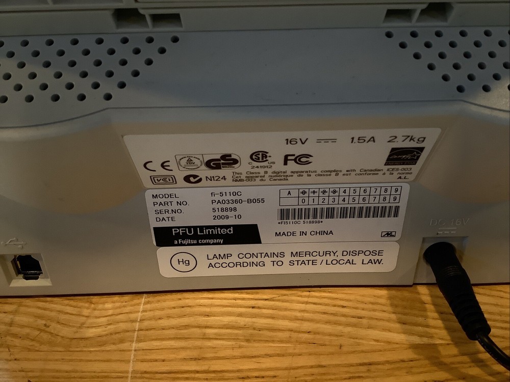 Fujitsu ScanPartner FI-4120C Color Duplex High Speed Document Scanner