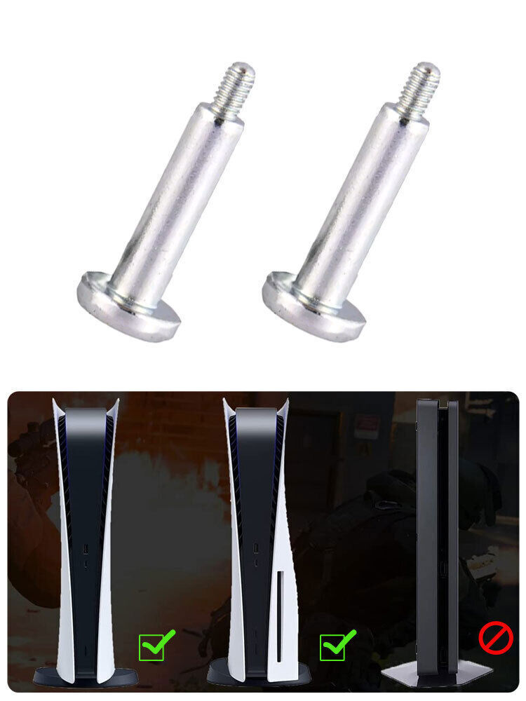 2pcs Vertical Stand Screw For PS5 Holder Bottom Fixing Screws Base Mounting