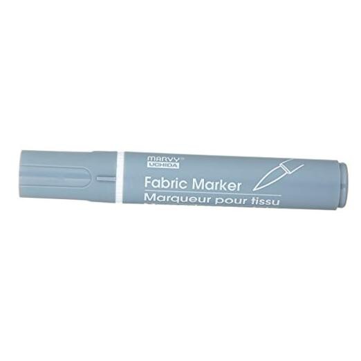 722-C-37 Marvy Fabric Brush Point Marker, Gray