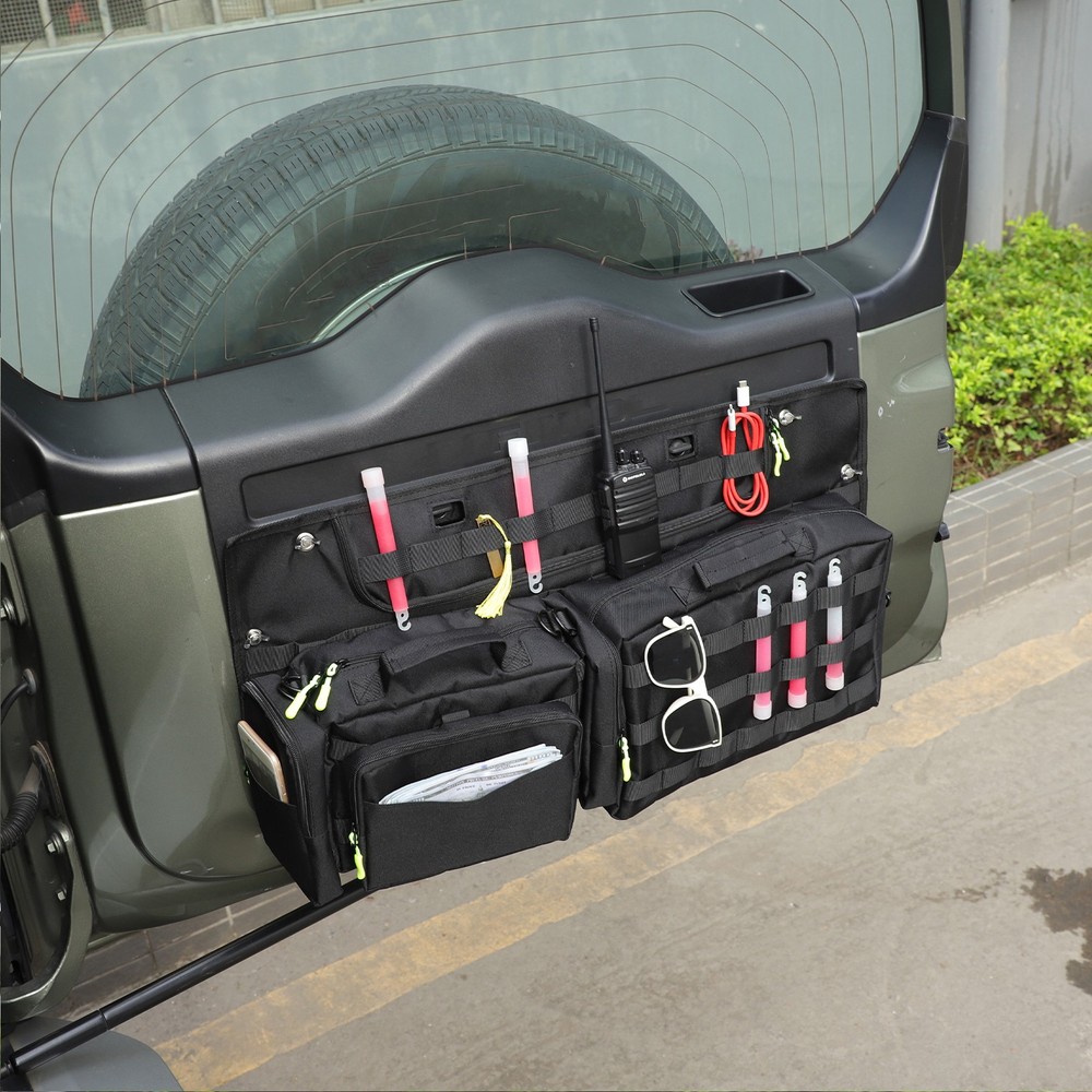 Cargo Rear Door Tailgate Trunk Storage Bag For Land Rover Defender L663 2020+ US