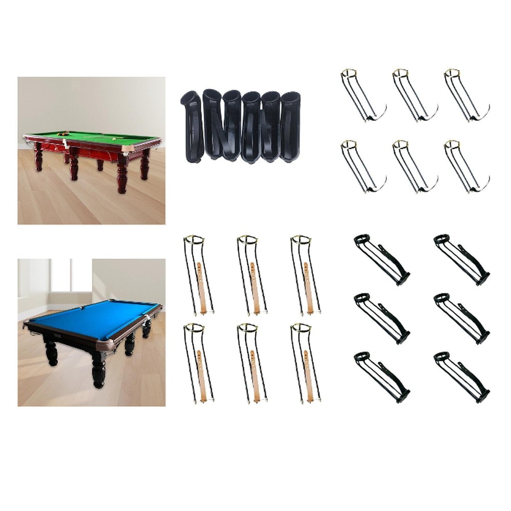 6 Pieces Pool Table Pocket Rails Falling Rails Replacement