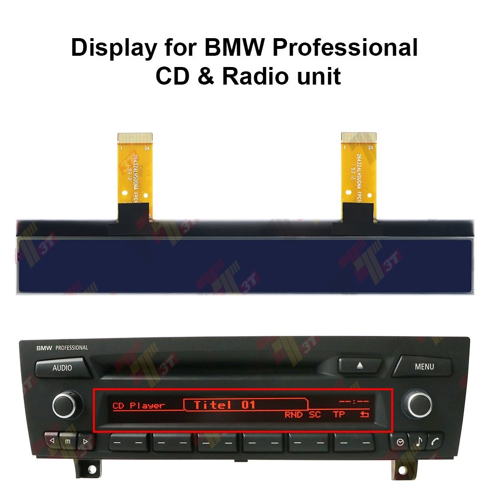Display for BMW E90 E91 E92, Mini Cooper Professional CD Radio Unit 2007-2014