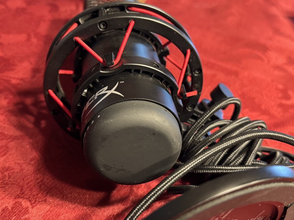 HYPERX QUAD CAST USB MICROPHONE TESTED WORKING GREAT VALUE FAST SHIPPING USED