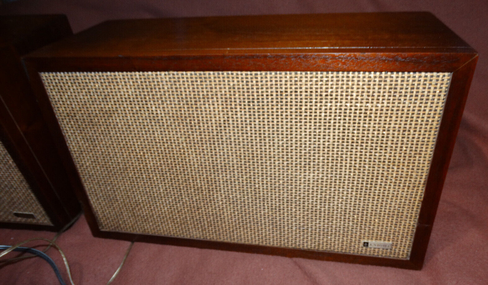 2 Knight Allied 3 way 10" alnico Tweed Vacuum Tube speakers by Utah Sound great!