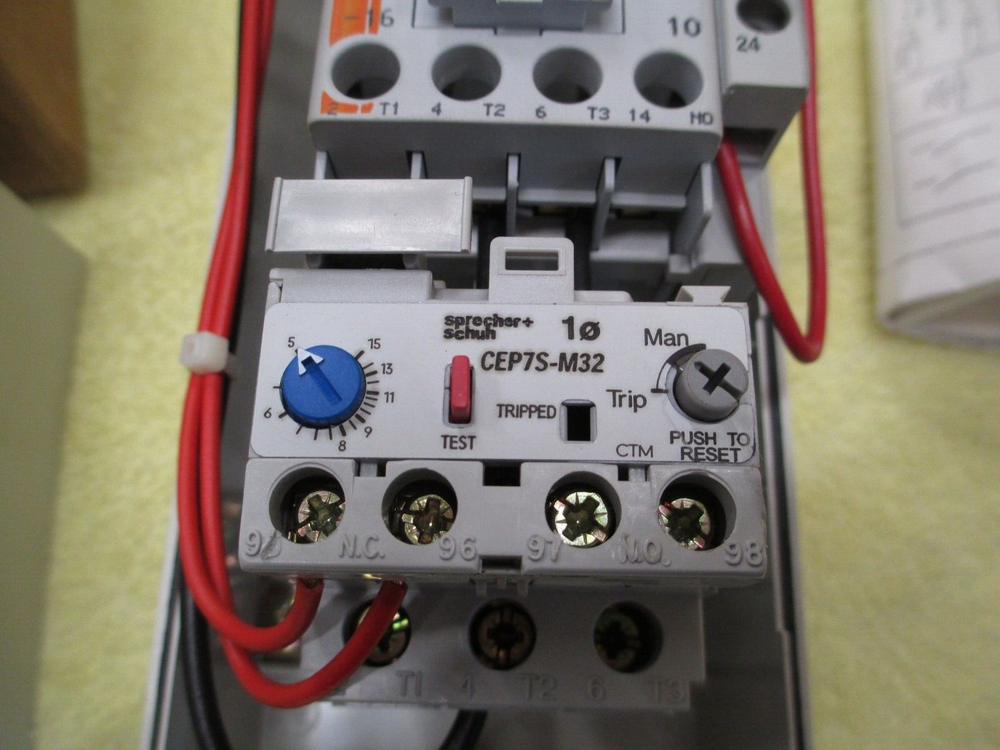 Sprecher + Schuh CBK7-16-480, Single Phase Compact Starter, WS