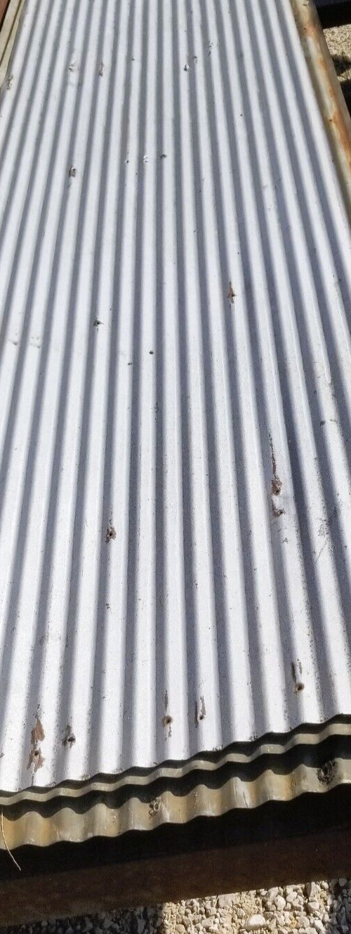 5 pcs. 3' x 2' (30 sq.ft ) Reclaimed Metal Corrugated Barn Roofing Tin (A-1)