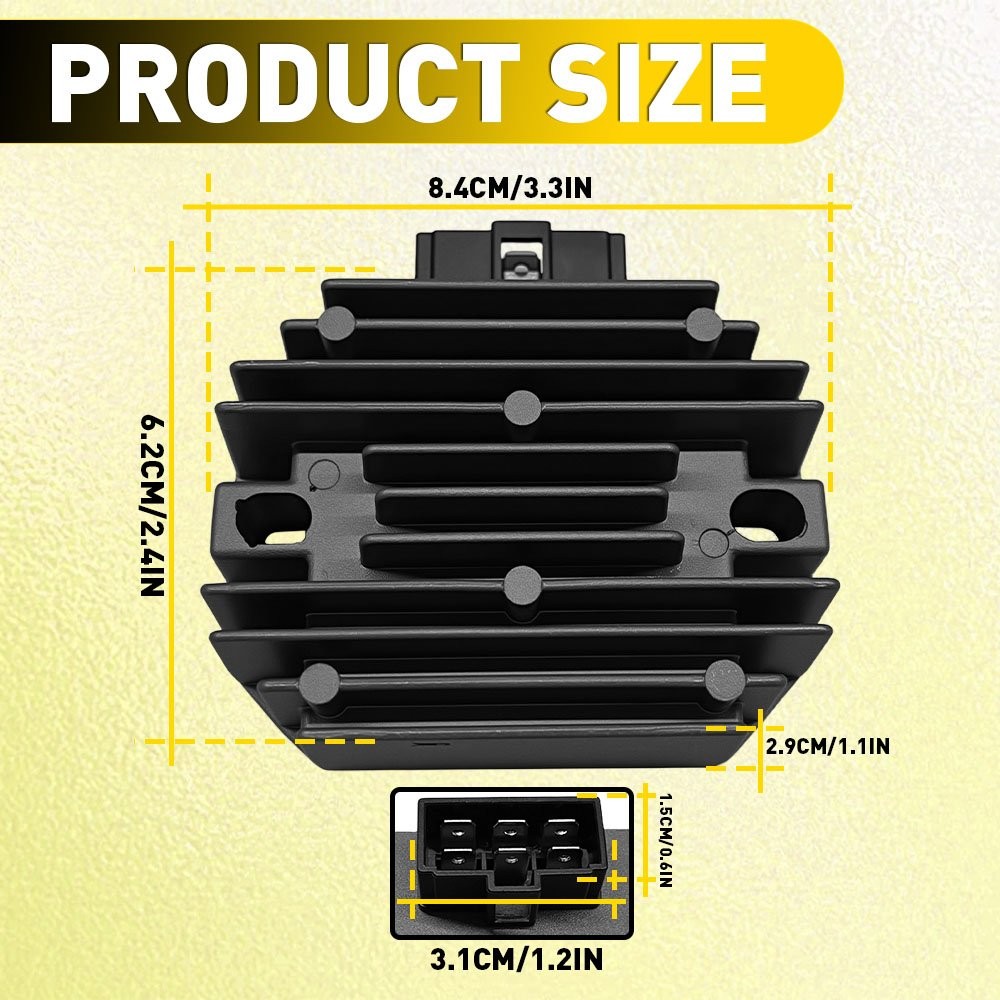 Voltage Regulator Rectifier Assembly For Kawasaki & John Deere Motorcycle Engine