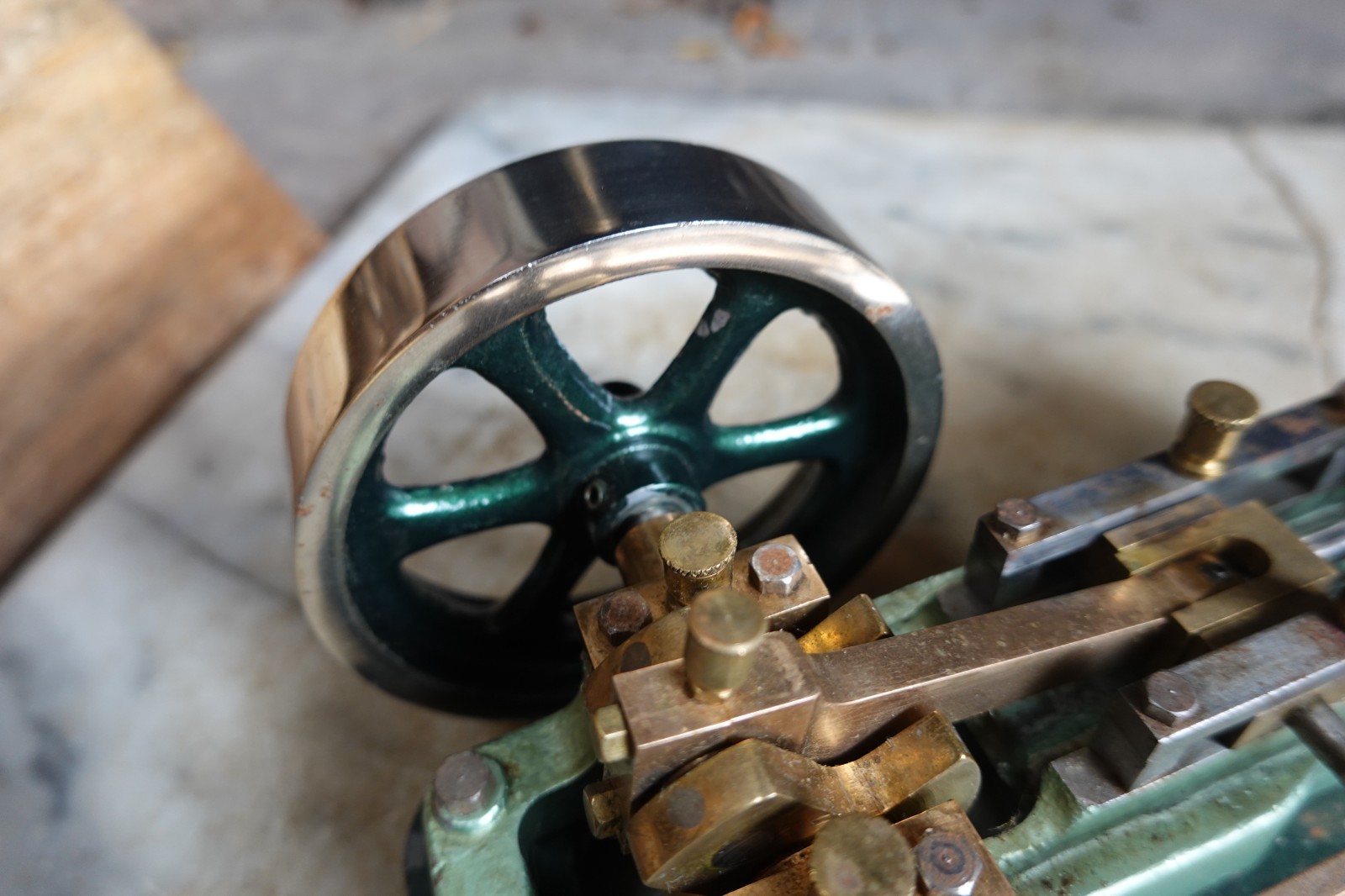 Antique RARE WORTHINGTON CENTER THROW LIVE STEAM ENGINE ADJUSTABLE VALVE 1882