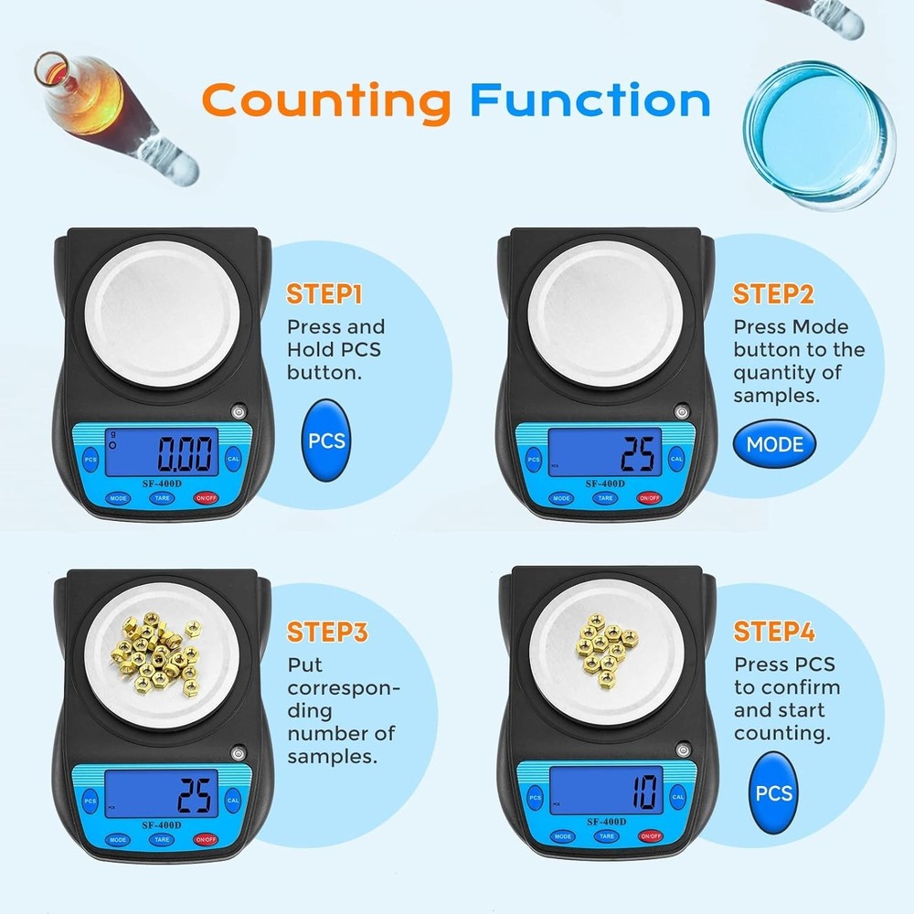 Compact 600g Precision Electronic Scale with LCD Display for Accurate Weighing
