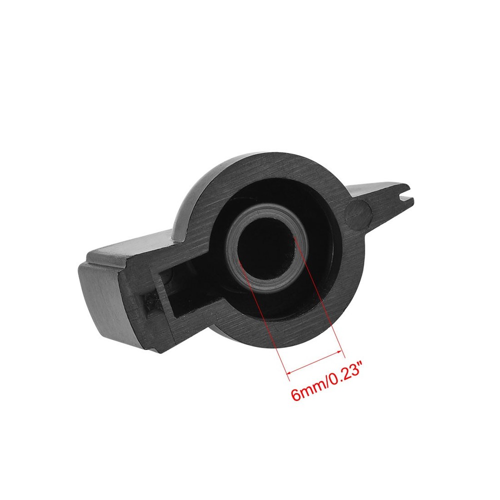 5pcs 6mm Potentiometer Control Knobs For Guitar Acrylic Volume Tone Knob Black