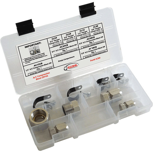 S.U.R & R  AC80 A/C Compression Block Off Kit