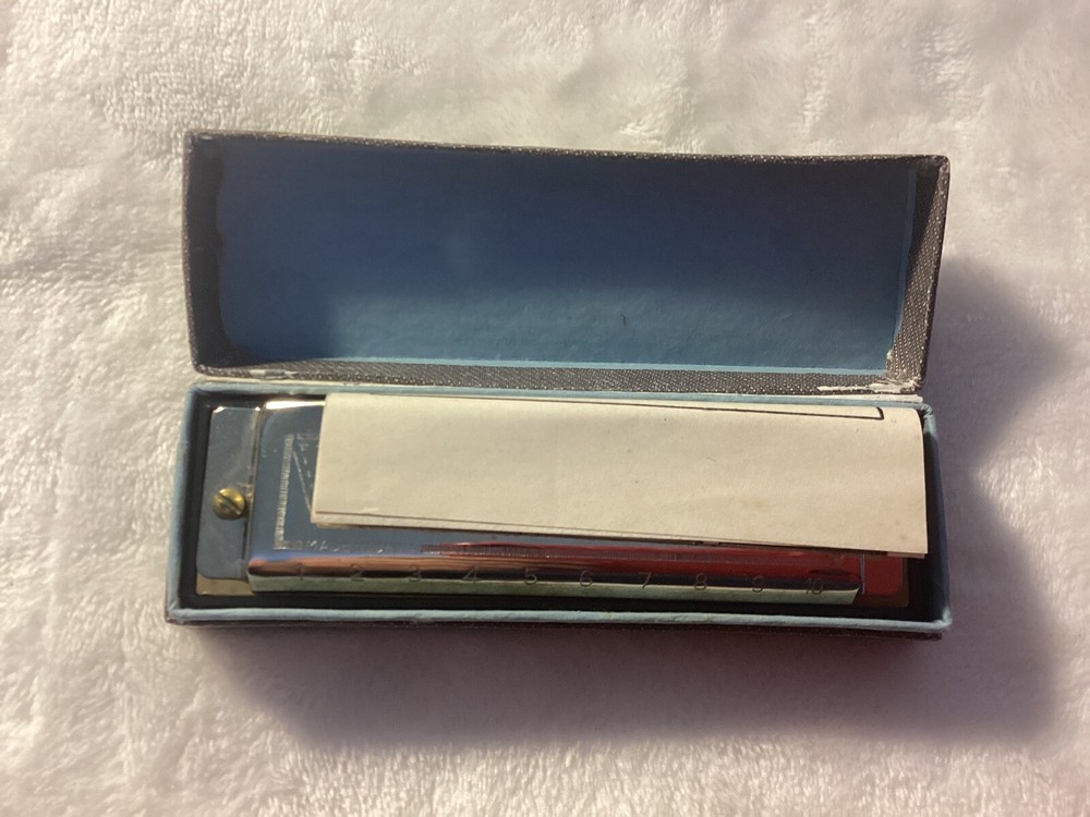 HOHNER Pocket Pal Harmonica with Original Box INSTRUCTIONS
