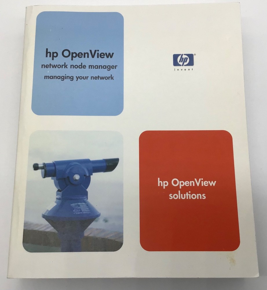 Original HP OPENVIEW Network Node Manager Managing your Network Manual Book 2003