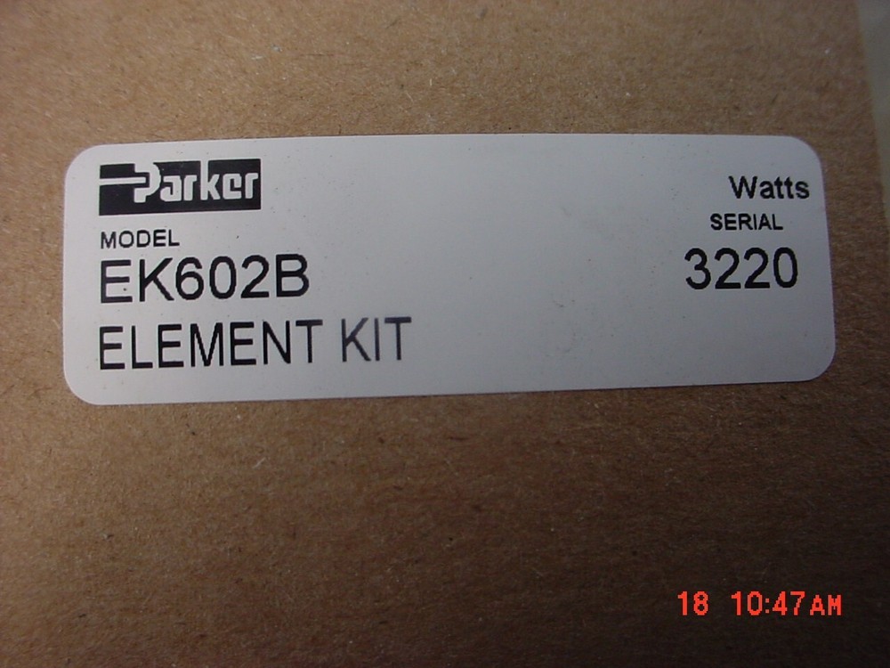 Parker EK602B Filter Element Kit 40 Microns