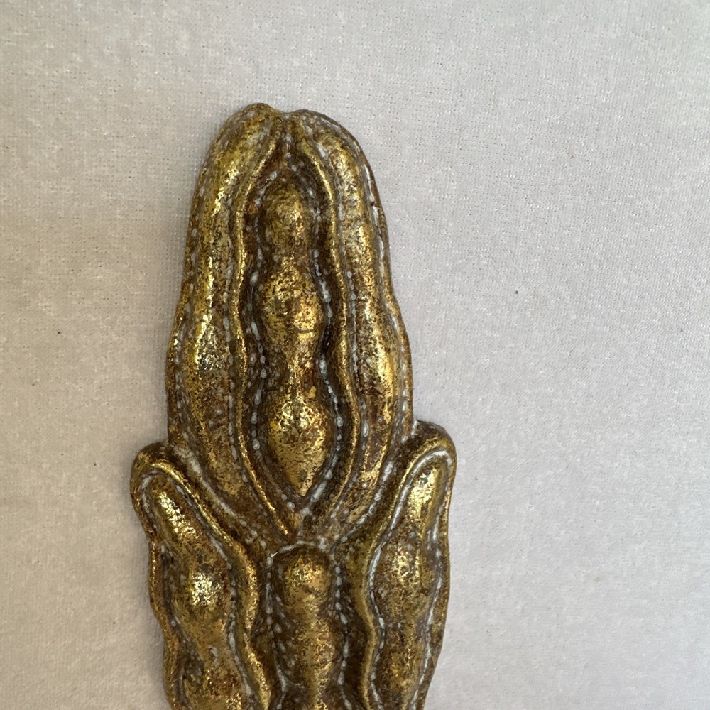 Antique Gold Metal Wall Sconce