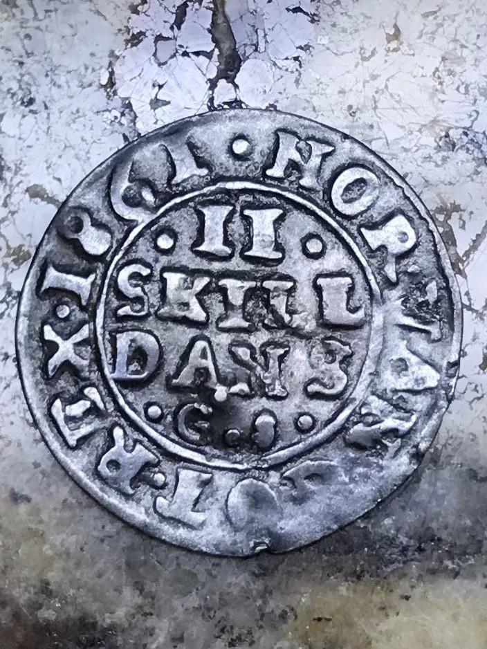 1861 1681 2 Skilling Denmark Error KM 358
