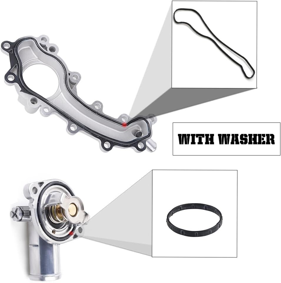 Thermostat Housing Complete Set For 2011-2016 Chrysler Town #5184653AF 902-3036