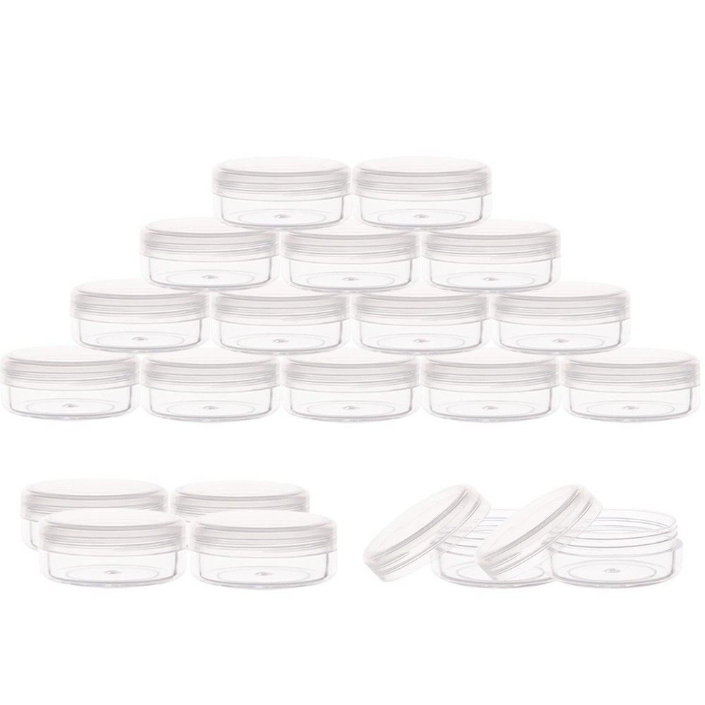 10 Gram Sample Containers, 20 Count Cosmetic Containers with Lids