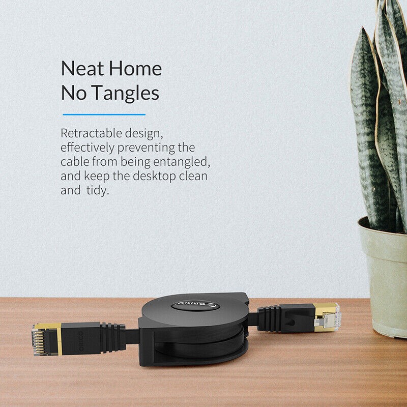 ORICO RJ-45 Ethernet Cable Retractable Ethernet LAN Internet Network Cable