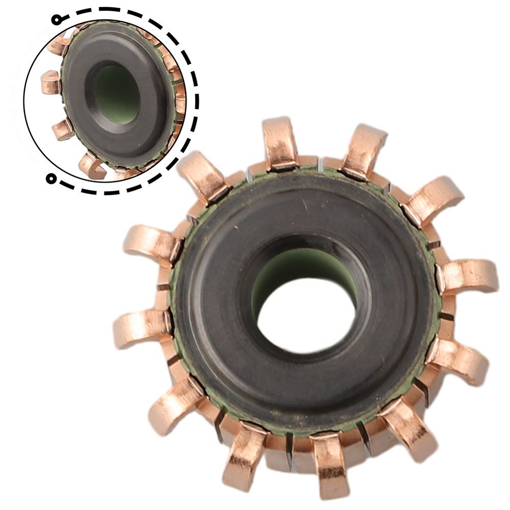 12 Teeth Commutator 12P Copper Bars Easy Installation High-Speed Compatibility