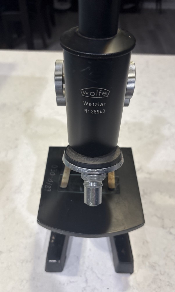 Wolfe Wetzlar Nr.35943 Microscope Vintage