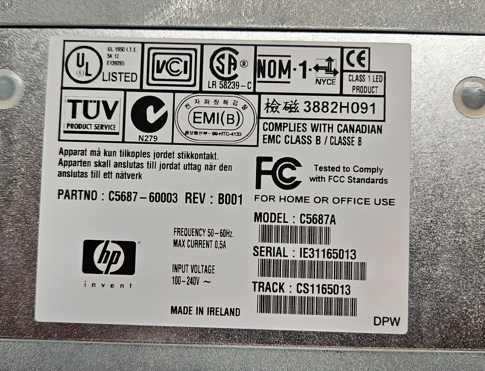 HP Surestore dat 40. C5687-60003