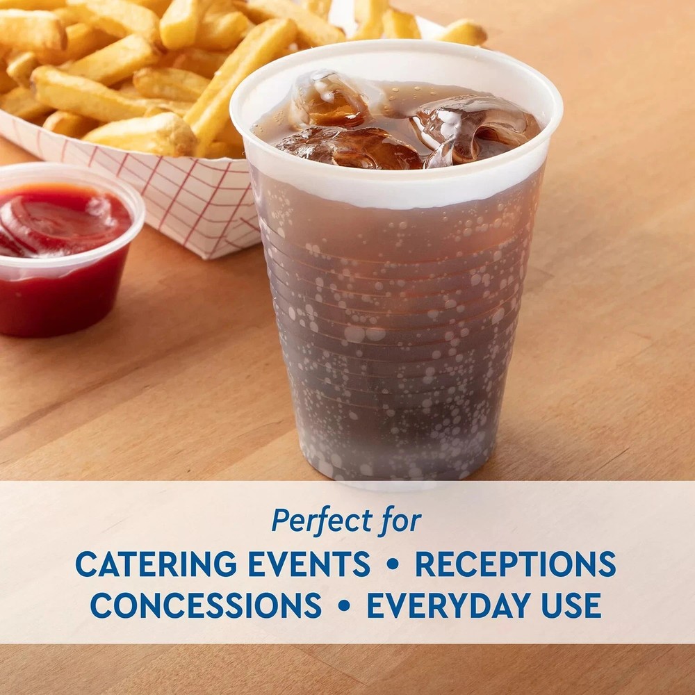 Member’s Mark Translucent Plastic Cups 12 oz – 300 Count Bulk Party Cups.