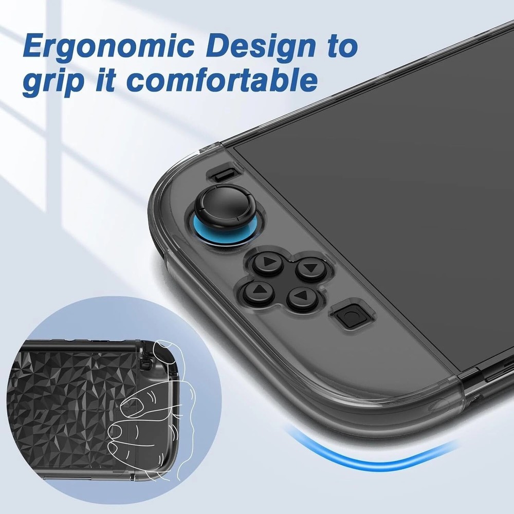 Case for Nintendo Switch 2,Protective Case with Screen Protector and Grip Cover