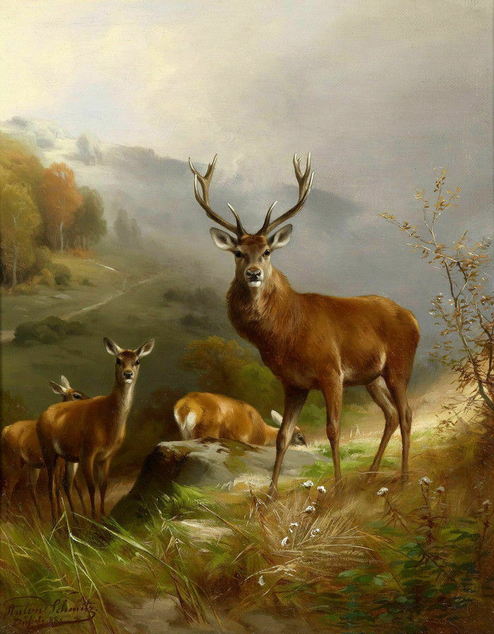 Chart Needlework DIY - Counted Cross Stitch Patterns -  Animals Deer
