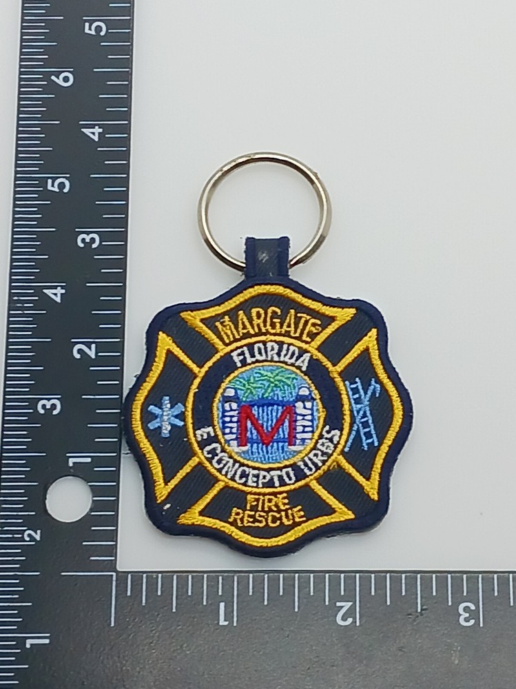 Margate Fire Rescue Florida Key Chain