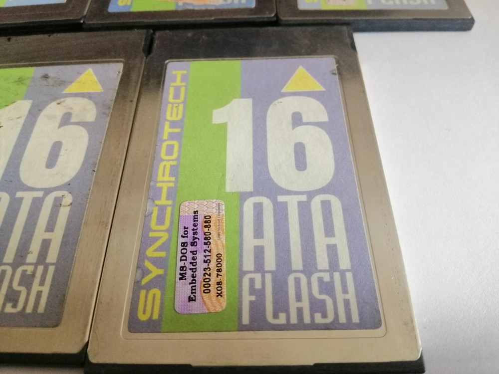 7PCS SYNCHROTECH 16MB ATA PC CARD
