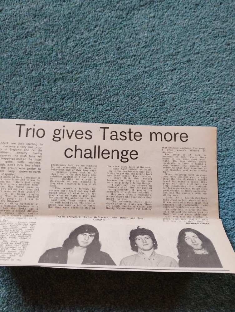 Sk15 Ephemera 1970 Pop Article Taste
