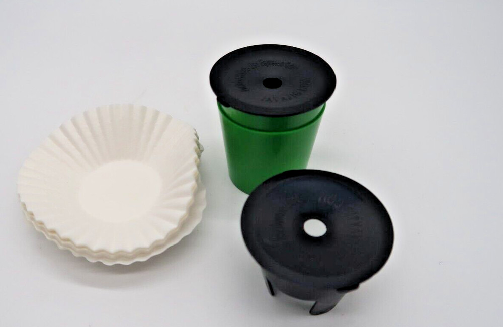 Melitta Coffee JavaJig Reusable Coffee Filter System 2 Reusable Cups Open Box