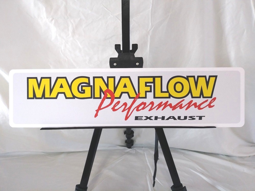 MAGNAFLOW Performance EXHAUST Aluminum Sign  6" x 24"