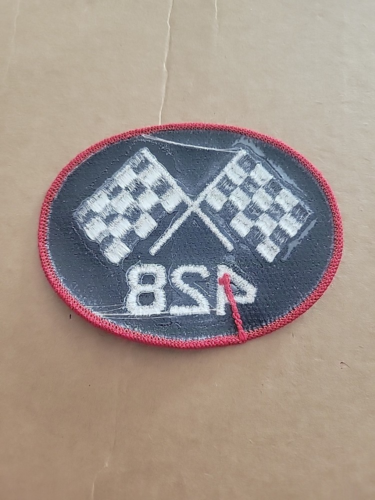 Vintage 428 Checkered Flag Patch 4" X 3"