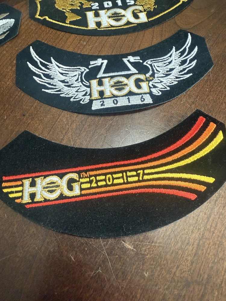 HARLEY OWNERS GROUP HOG Patch & Pin Lot Harley Davidson | 2000-2017 Incomplete
