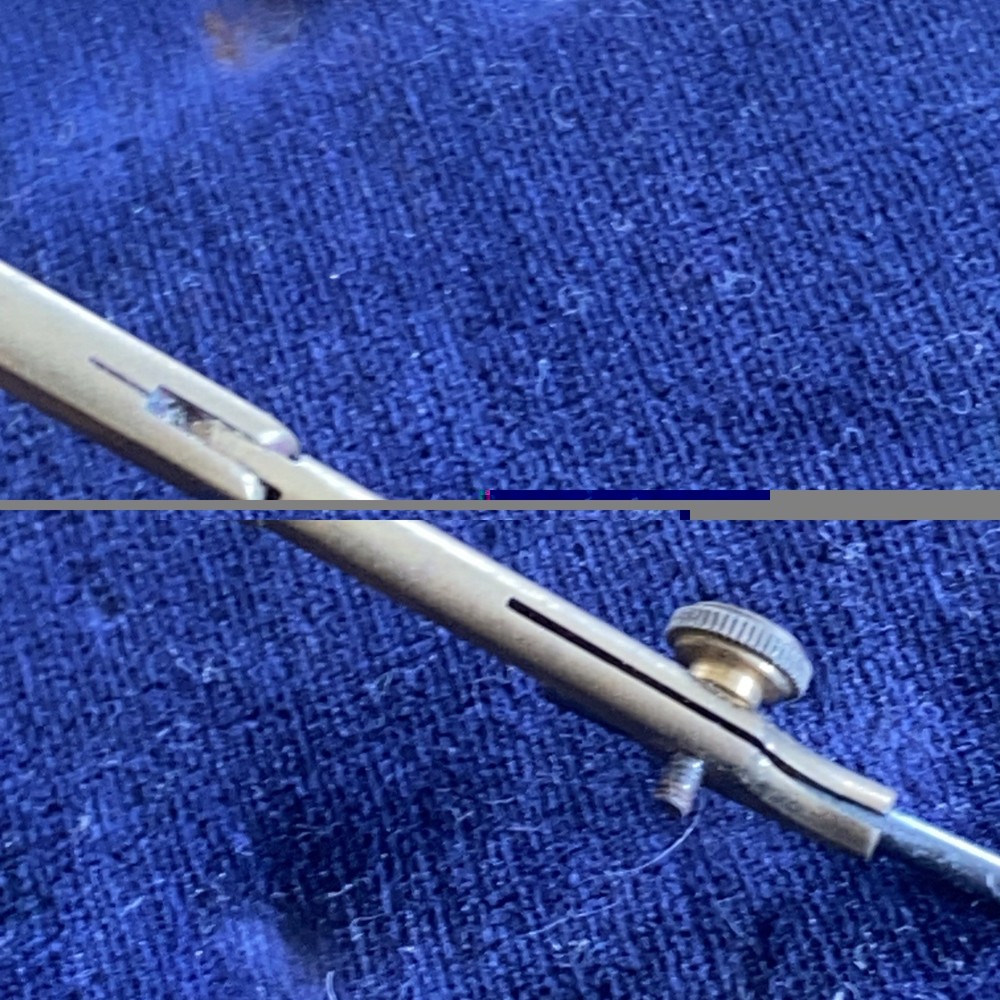 Antique Old Brass Drawing Compass