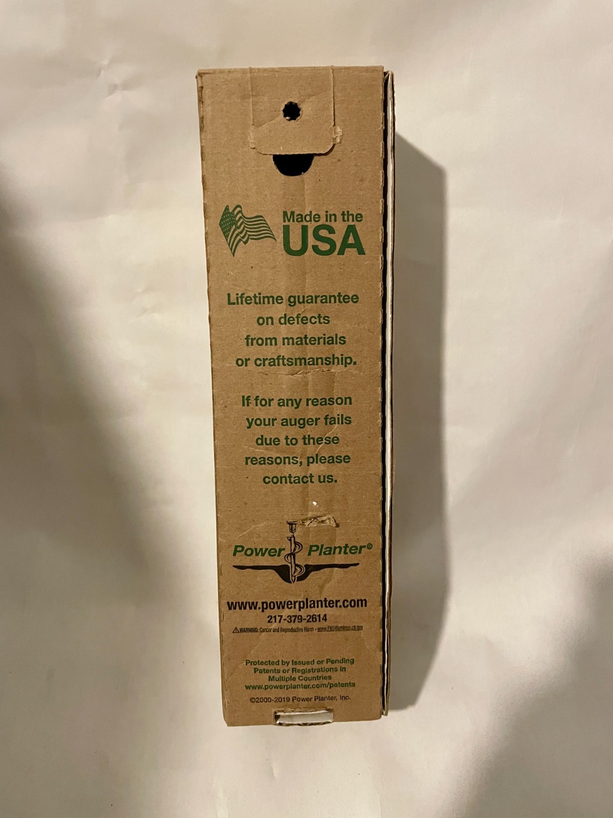 Power Planter Bulb Auger 3 in X 12 in Non-Slip Hex Drive DIY Guru Auger, 3" hole