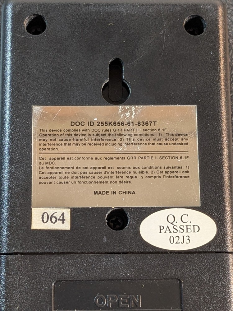 Dimplex Fireplace Remote Control DOC ID 255K656-61-83671 Replacement Tested Work